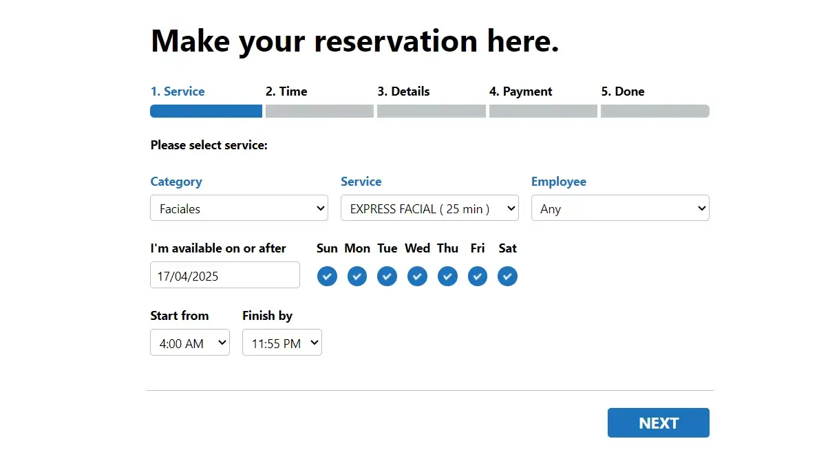 Interfaz de ItrioSpa